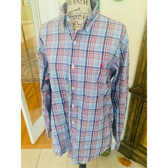 Polo Ralph Lauren Plaid Long Sleeve Button Down - Classic Fit - Picture 1 of 8